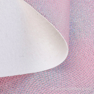 Filme rosa brilhante para impressão de couro artificial falso